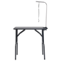 Preview: Trimmtisch Noir Groomstyle - Stabile Arbeitsplatte - Schwarz - 81 x 46 x 76 cm